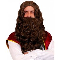 I Curly Wig & Beard Set