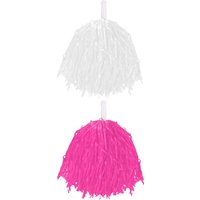 I Pink & Lightweight Pom Poms Pack