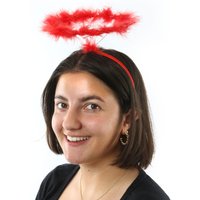 I Feathered Devil Halo Headband Pack