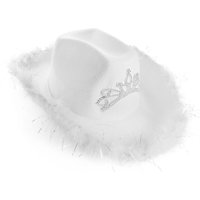 I Tiara Cowgirl Hat Marabou Trim Pack