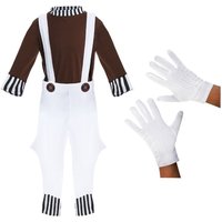 I Chocolate Factory Worker Costume Gloves