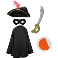 I Cat Bandit Costume Inflatable Sword & Face Paint