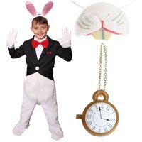 I Mr Rabbit Costume Clock