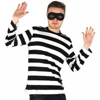 I Storybook Burglar Costume Long Sleeve Top & Mask