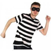 I Storybook Burglar Costume Short Sleeve Top & Mask