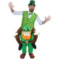 I Irish Pick Me Up Costume Waistcoat & Top Hat