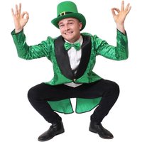 I Irish Leprechaun Sequin Costume Buckle Hat