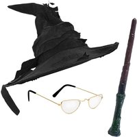 I Magical Professor Accessory Set Hat Glasses & Wand