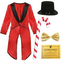 I Chocolate Factory Boss Costume Tailcoat