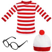 I Find Me Costume Long Sleeve Top Hat & Glasses
