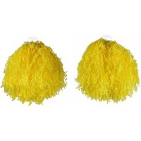 I Love Fancy Dress Yellow Jumbo Pom Poms | Size: 2 Pack
