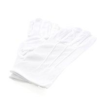 I Love Fancy Dress Short White Gloves | Size: 6 Pack