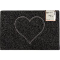 Heart Embossed Doormat cm x 60 cm