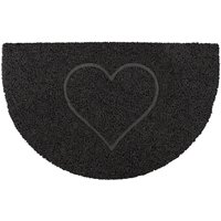 Heart Half Moon Doormat cm x 70 cm