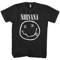 White Grunge Smile T Shirt
