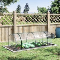 OUTSUNNY Tunnel Greenhouse Outdoor Grow House Steel Frame in White