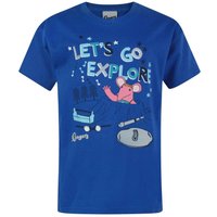 Clangers Boy's Toddler Short Sleeved T-Shirt (Blue) in Blue | Size: 3-4 Years
