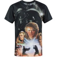 Star Wars Revenge Of The Sith Boy'S Short Sleeved T-Shirt | Boys Black | Officially Licensed Merch | Size: 3-4 Years