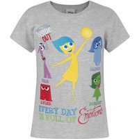 Disney Girl's Kids Short Sleeved T-Shirt (Grey) in Grey | Size: 3-4 Years