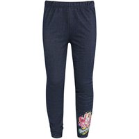 Shopkins Girl's Kids Leggings (Navy) in Blue | Size: 3-4 Years
