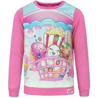 Shopkins Girl's Kids Sweatshirt (Pink) in Pink | Size: 9-10 Years