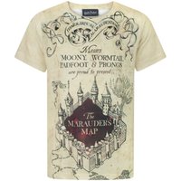 Harry Potter Boy's Kids Short Sleeved T-Shirt (White) in White | Size: 5-6 Years