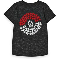 Pokemon Boy's Kids Short Sleeved T-Shirt (Grey) in Grey | Size: 9-10 Years