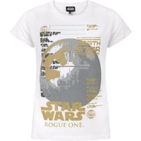 Star Wars Girl's Short Sleeved T-Shirt | Girls White | Official Merch | Size: 3-4 Years