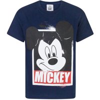 Disney Boy's Kids Short Sleeved T-Shirt (Blue) in Blue | Size: 5-6 Years