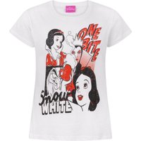 Disney Girl's Kids Short Sleeved T-Shirt (White) in White | Size: 12-13 Years
