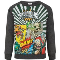 Skylanders Boy's Kids Sweatshirt (Grey) in Grey | Size: 5-6 Years
