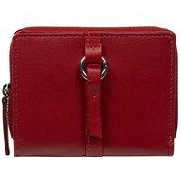NiNa Amora Women's 'Luciana' Tan Leather Purse in Red