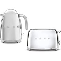 Smeg KETTLE & 2 SLICE TOASTER -Stainless Steel in Metallics