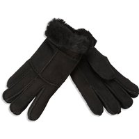 Nordvek Women's Womens Merino Sheepskin Gloves in Black | Size: Medium