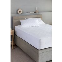 Quilted Cotton Mattress Protector Single