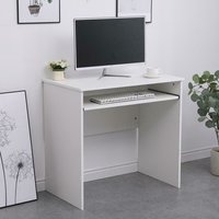 Home Source Computer Desk PC Laptop Table Home Office Study Workstation Gaming in White