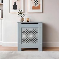Small Radiator Cover MDF Wooden Decorative Modern Design