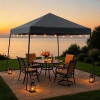 2m Easy Up Gazebo Marquee Outdoor Garden Market Stall Canopy Tent