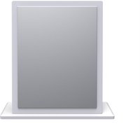 Ready Assembled 2 U Harrow Mirror (Ready Assembled) in White