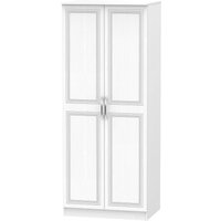 Ready Assembled 2 U Stafford 2 Door Wardrobe (Ready Assembled) in White