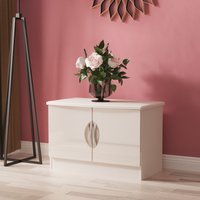 Ready Assembled 2 U Holborn Compact 2 Door TV & Media Unit (Ready Assembled) in Taupe | Size: Medium