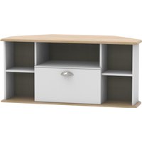 Ready Assembled 2 U Albert Corner TV Unit (Ready Assembled) in Grey