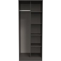 Ready Assembled 2 U Fuji Open Wardrobe (Ready Assembled) in Dark Grey