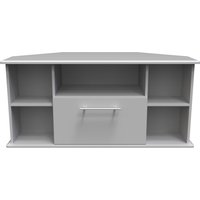 Ready Assembled 2 U Carlton Corner TV Unit (Ready Assembled) in Grey | Size: Medium