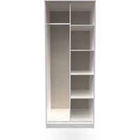 Ready Assembled 2 U Fuji Open Wardrobe (Ready Assembled) in Off-White