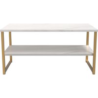 Ready Assembled 2 U Tamworth XXL Coffee Table 1000x500 (Ready Assembled) in Off-White
