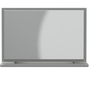 Ready Assembled 2 U Howard Large Mirror (Ready Assembled) in Dark Grey