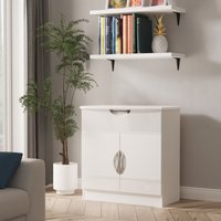 Ready Assembled 2 U Holborn 1 Drawer 2 Door Sideboard (Ready Assembled) in White | Size: Medium
