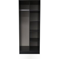 Ready Assembled 2 U Fuji Open Wardrobe (Ready Assembled) in Black