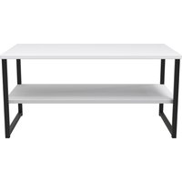 Ready Assembled 2 U Tamworth XXL Coffee Table 1000x500 (Ready Assembled) in White